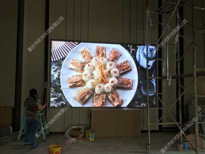 荣安地产P3室内全彩显示屏